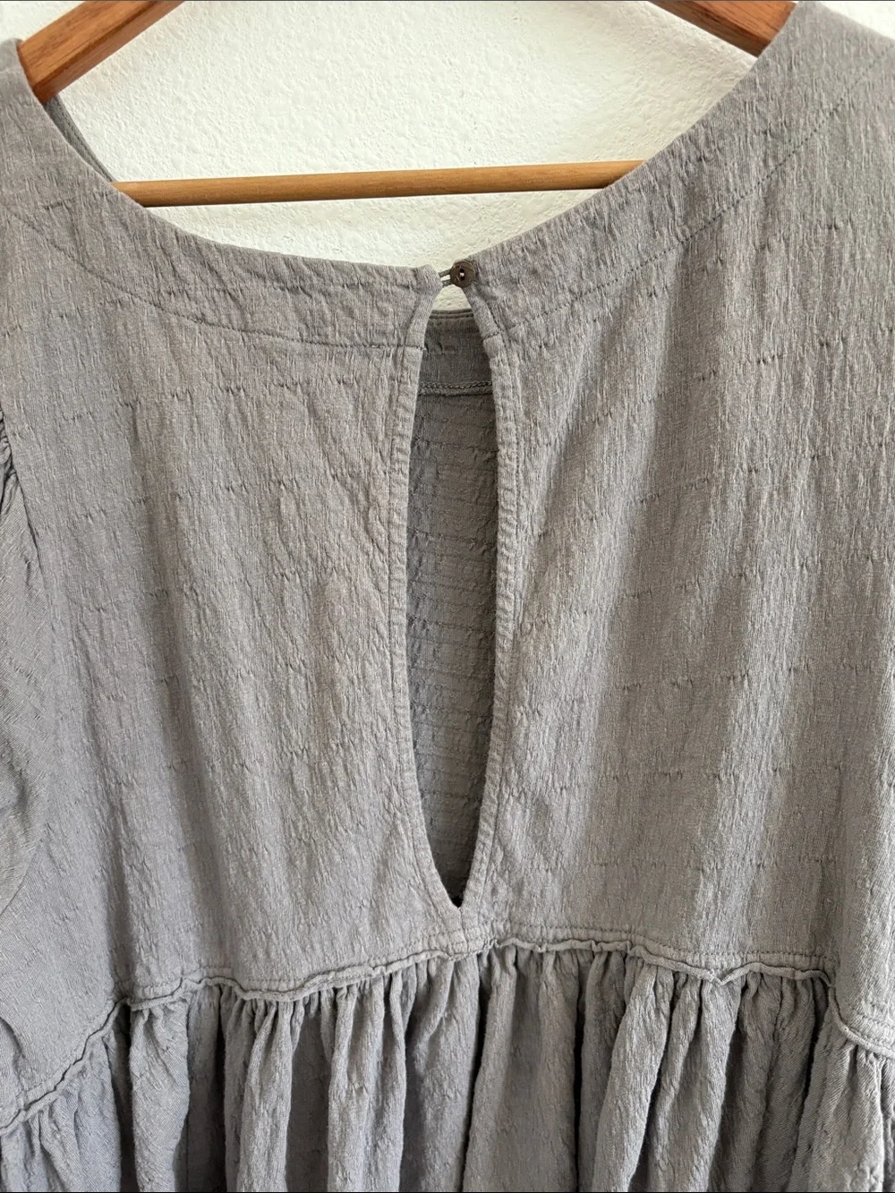 Free People Beyond Obsessed Shorts Romper Size Small Light Gray